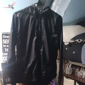 Nike Windbreaker Jacket with Long Sleeves and Standing Collar